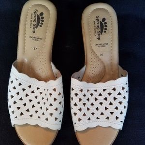 Spring Step Espradilles Size EUR 37, Size 7 US, Wh